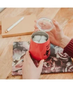 Silver Buffalo Disney Mickey & Minnie Stainless Steel Tumbler with Lid | Holds 10 Ounces -Water Bottles Sales unnamed file 1015