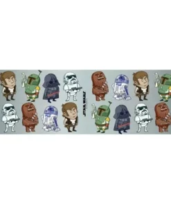 Star Wars Cute Cartoon Characters Stainless Steel Tumbler w/Lid