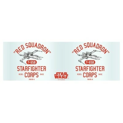 Star Wars Red Squadron Starfighter Corps Stainless Steel Tumbler w/Lid 3 Star Wars Red Squadron Starfighter Corps Stainless Steel Tumbler w/Lid