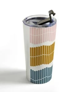 Society6 June Journal Pastel Piano Keys 20 oz Stainless Steel Travel Mug - Deny Designs -Water Bottles Sales unnamed file 1104