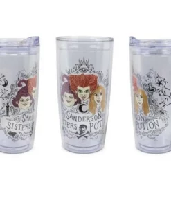 Disney Silver Buffalo Hocus Pocus Sisters Potion 20oz Double Wall Travel Tumbler