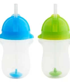 Munchkin 2pk Click Lock Weighted Straw Cup 10oz Pink -Water Bottles Sales unnamed file 1179