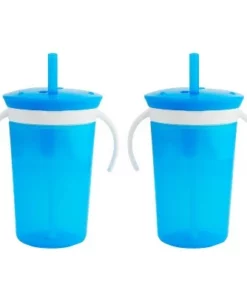 Munchkin SnackCatch & Sip 2-in-1 Snack Catcher and Spill Proof Cup - 2pk Blue -Water Bottles Sales unnamed file 1184