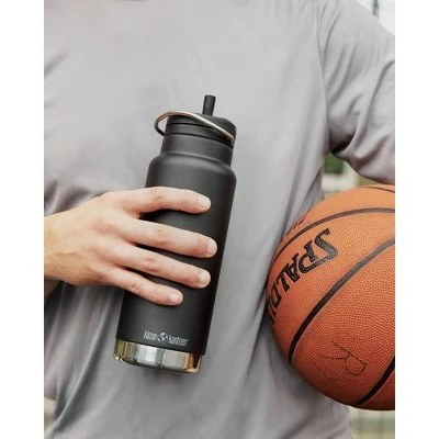 Klean Kanteen 32oz TKWide Insulated Stainless Steel with Twist Straw Cap Black 3 Klean Kanteen 32oz TKWide Insulated Stainless Steel with Twist Straw Cap Black