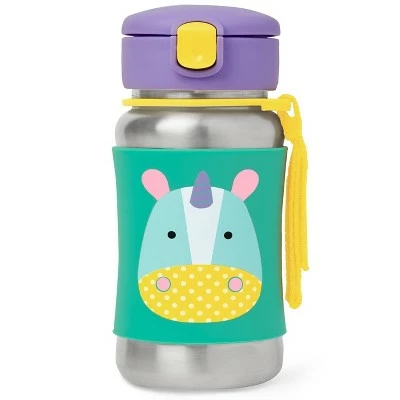 Skip Hop Zoo Stainless Steel Straw Bottle Dog 10 Skip Hop Zoo Stainless Steel Straw Bottle Dog - Image 8