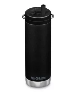 Klean Kanteen 16oz TKWide Insulated Stainless Steel Water Bottle with Twist Straw Cap Purple