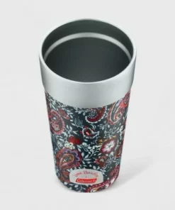 Vera Bradley + Coleman 20oz Brew Stainless Steel Vacuum Insulated Tumbler - Eden Paisley Gray -Water Bottles Sales unnamed file 1249