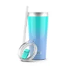 Ello Beacon 24oz Stainless Steel Tumbler - Mint/Blue Fade