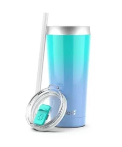 Ello Beacon 24oz Stainless Steel Tumbler - Mint/Blue Fade