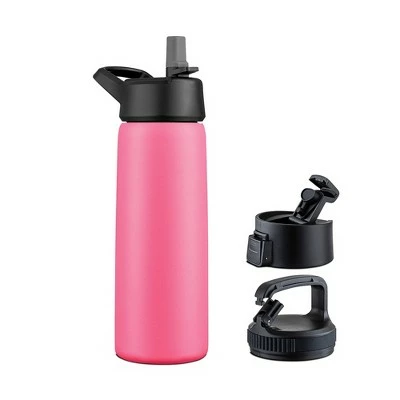 OSTO Stainless Steel Sports Water Bottle; 26 Oz. Triple Insulated Water Bottle Hot ‘n Cold Including 3 Leakproof Lids 13 OSTO Stainless Steel Sports Water Bottle; 26 Oz. Triple Insulated Water Bottle Hot ‘n Cold Including 3 Leakproof Lids - Image 11