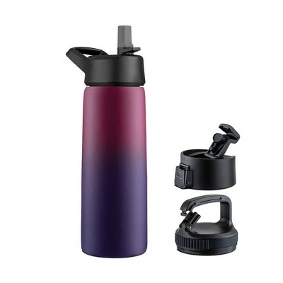 OSTO Stainless Steel Sports Water Bottle; 26 Oz. Triple Insulated Water Bottle Hot ‘n Cold Including 3 Leakproof Lids 15 OSTO Stainless Steel Sports Water Bottle; 26 Oz. Triple Insulated Water Bottle Hot ‘n Cold Including 3 Leakproof Lids - Image 13