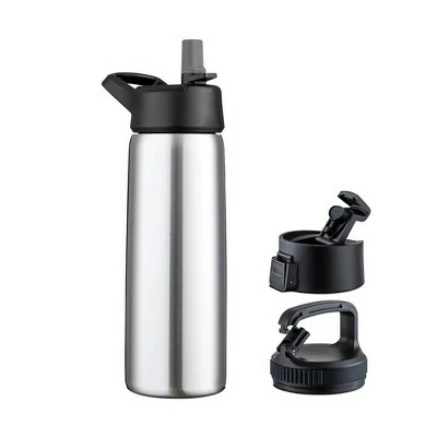 OSTO Stainless Steel Sports Water Bottle; 26 Oz. Triple Insulated Water Bottle Hot ‘n Cold Including 3 Leakproof Lids 16 OSTO Stainless Steel Sports Water Bottle; 26 Oz. Triple Insulated Water Bottle Hot ‘n Cold Including 3 Leakproof Lids - Image 14