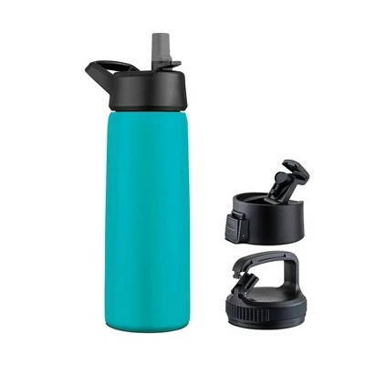 OSTO Stainless Steel Sports Water Bottle; 26 Oz. Triple Insulated Water Bottle Hot ‘n Cold Including 3 Leakproof Lids 17 OSTO Stainless Steel Sports Water Bottle; 26 Oz. Triple Insulated Water Bottle Hot ‘n Cold Including 3 Leakproof Lids - Image 15