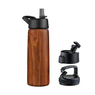 OSTO Stainless Steel Sports Water Bottle; 26 Oz. Triple Insulated Water Bottle Hot ‘n Cold Including 3 Leakproof Lids 18 OSTO Stainless Steel Sports Water Bottle; 26 Oz. Triple Insulated Water Bottle Hot ‘n Cold Including 3 Leakproof Lids - Image 16