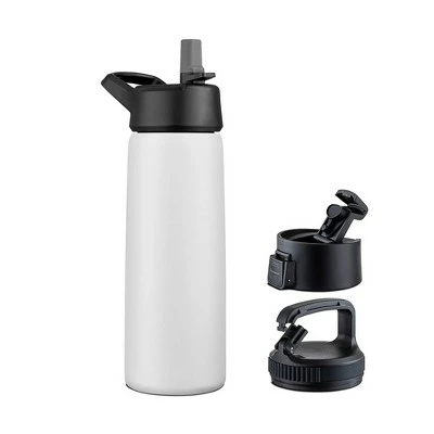 OSTO Stainless Steel Sports Water Bottle; 26 Oz. Triple Insulated Water Bottle Hot ‘n Cold Including 3 Leakproof Lids 19 OSTO Stainless Steel Sports Water Bottle; 26 Oz. Triple Insulated Water Bottle Hot ‘n Cold Including 3 Leakproof Lids - Image 17