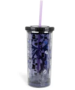 The Nightmare Before Christmas Silver Buffalo Nightmare Before Christmas Jack Skellington Carnival Cup With Straw | 20 Ounces