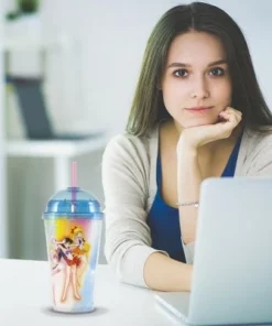 Just Funky Sailor Moon 16oz. Carnival Cup with Glitter Dome Lid -Water Bottles Sales unnamed file 1442