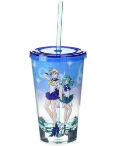 Just Funky Sailor Moon Uranus & Neptune Acrylic Diamond Bottom 16oz Carnival Cup