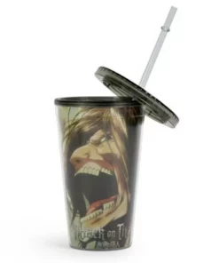 Funky People Attack On Titan Screaming 16oz Travel Cup