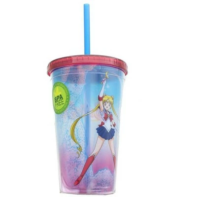 Just Funky Sailor Moon Lace 16oz Carnival Cup w/ Lid & Straw 3 Just Funky Sailor Moon Lace 16oz Carnival Cup w/ Lid & Straw