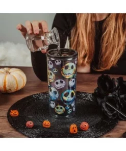 Silver Buffalo Disney The Nightmare Before Christmas Jack Skellington Faces Carnival Cup -Water Bottles Sales unnamed file 1571