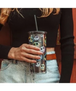 Silver Buffalo Disney The Nightmare Before Christmas Jack Skellington Faces Carnival Cup -Water Bottles Sales unnamed file 1572