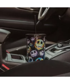Silver Buffalo Disney The Nightmare Before Christmas Jack Skellington Faces Carnival Cup -Water Bottles Sales unnamed file 1574