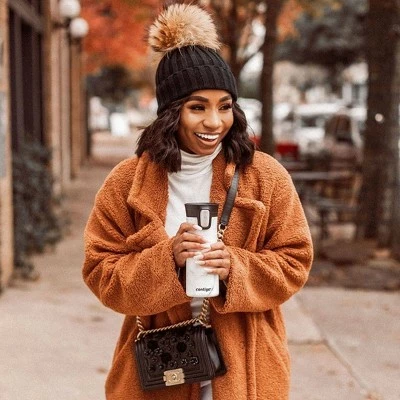 Contigo Pinnacle Couture Stainless Steel Travel Mug White Marble 6 Contigo Pinnacle Couture Stainless Steel Travel Mug White Marble - Image 4