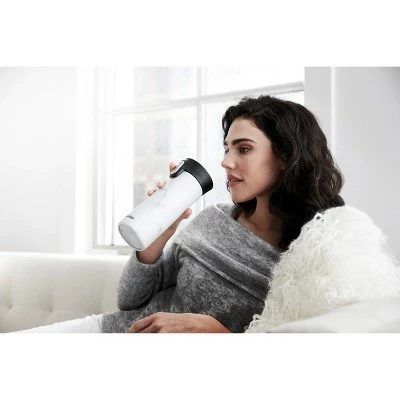 Contigo Pinnacle Couture Stainless Steel Travel Mug White Marble 9 Contigo Pinnacle Couture Stainless Steel Travel Mug White Marble - Image 7