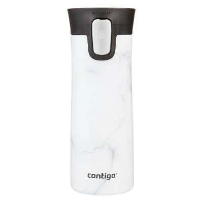 Contigo Pinnacle Couture Stainless Steel Travel Mug White Marble 10 Contigo Pinnacle Couture Stainless Steel Travel Mug White Marble - Image 8