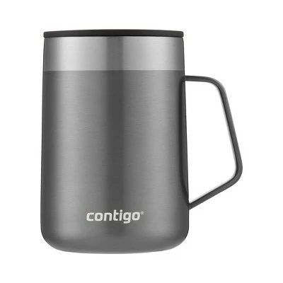 Contigo 14oz Stainless Steel Vacuum-Insulated Mug with Handle Salt 17 Contigo 14oz Stainless Steel Vacuum-Insulated Mug with Handle Salt - Image 15