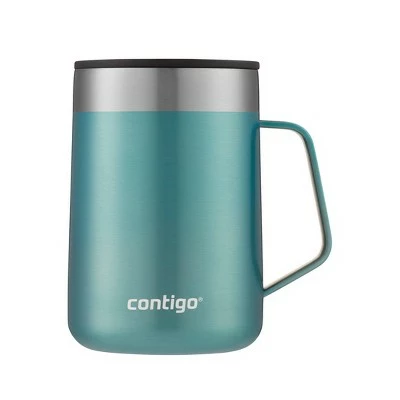 Contigo 14oz Stainless Steel Vacuum-Insulated Mug with Handle Salt 18 Contigo 14oz Stainless Steel Vacuum-Insulated Mug with Handle Salt - Image 16