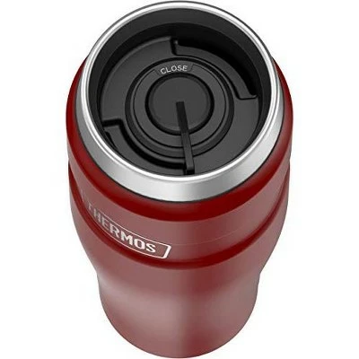 Thermos 16oz Stainless King Tumbler (SK1005MR4) - Matte Red 4 Thermos 16oz Stainless King Tumbler (SK1005MR4) - Matte Red - Image 2