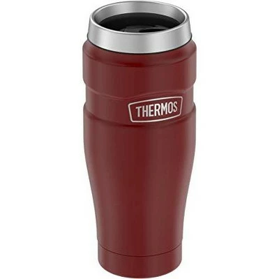 Thermos 16oz Stainless King Tumbler (SK1005MR4) - Matte Red 6 Thermos 16oz Stainless King Tumbler (SK1005MR4) - Matte Red - Image 4
