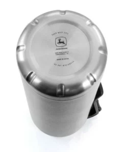 John Deere 25.5 Ounce Stainless Steel Thermal Bottle with Cap and Carry Loop