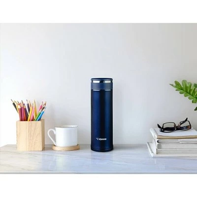 Zojirushi 11oz Stainless Steel Travel Mug with Tea Leaf Filter SM-JTE34- Deep Blue 5 Zojirushi 11oz Stainless Steel Travel Mug with Tea Leaf Filter SM-JTE34- Deep Blue - Image 3