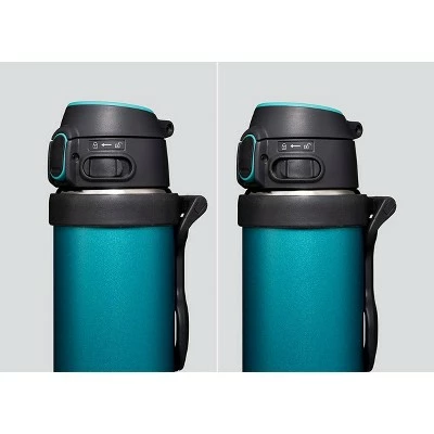 Zojirushi 16oz Flip-and-Go Stainless Steel Travel Mug SM-QHE48 - Cobalt Blue 8 Zojirushi 16oz Flip-and-Go Stainless Steel Travel Mug SM-QHE48 - Cobalt Blue - Image 6