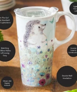 Evergreen Ceramic Travel Cup, 17 OZ. ,w/box and Tritan Lid, Headgehog in the meadow 12 Evergreen Ceramic Travel Cup, 17 OZ. ,w/box and Tritan Lid, Headgehog in the meadow -Water Bottles Sales unnamed file 2317