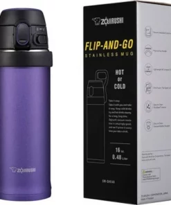 Zojirushi 16oz Flip-and-Go Stainless Steel Travel Mug SM-QHE48 - Purple Dusk 20 Zojirushi 16oz Flip-and-Go Stainless Steel Travel Mug SM-QHE48 - Purple Dusk -Water Bottles Sales unnamed file 2360