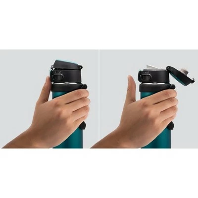 Zojirushi 16oz Flip-and-Go Stainless Steel Travel Mug SM-QHE48 - Purple Dusk 11 Zojirushi 16oz Flip-and-Go Stainless Steel Travel Mug SM-QHE48 - Purple Dusk - Image 9