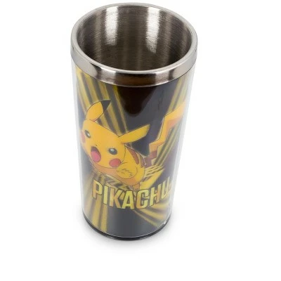 Just Funky Pokemon Lenticular Pikachu 16oz Travel Coffee Mug Tumbler w/ Non-Spill Metal Lid 4 Just Funky Pokemon Lenticular Pikachu 16oz Travel Coffee Mug Tumbler w/ Non-Spill Metal Lid - Image 2