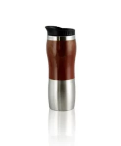 Gibson Home Monaco Cafe 15 Ounce Stainless Steel Thermal Insulated Travel Mug Cup with Lid -Water Bottles Sales unnamed file 2437