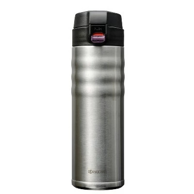 Kyocera Stainless Steel 17 Ounce Flip Top Ceramic Insulated Travel Mug 3 Kyocera Stainless Steel 17 Ounce Flip Top Ceramic Insulated Travel Mug