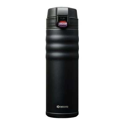 Kyocera Black Stainless Steel Ceramic Coated 17 Ounce Travel Mug 3 Kyocera Black Stainless Steel Ceramic Coated 17 Ounce Travel Mug