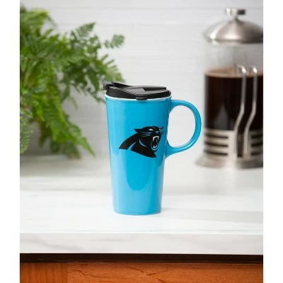 Evergreen Carolina Panthers, 17oz Boxed Travel Latte 4 Evergreen Carolina Panthers, 17oz Boxed Travel Latte - Image 2