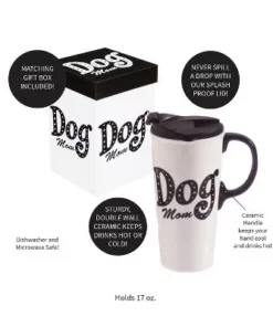 Evergreen Ceramic Travel Cup w/Box, 17 oz., Dog Mom 10 Evergreen Ceramic Travel Cup w/Box, 17 oz., Dog Mom -Water Bottles Sales unnamed file 2514
