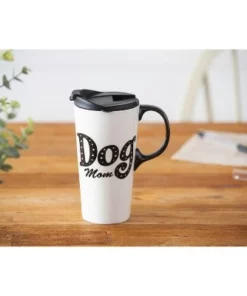 Evergreen Ceramic Travel Cup w/Box, 17 oz., Dog Mom 13 Evergreen Ceramic Travel Cup w/Box, 17 oz., Dog Mom -Water Bottles Sales unnamed file 2517