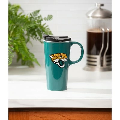 Evergreen Jacksonville Jaguars, 17oz Boxed Travel Latte 4 Evergreen Jacksonville Jaguars, 17oz Boxed Travel Latte - Image 2
