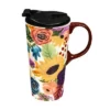 Evergreen Ceramic Travel Cup, 17 OZ. ,w/box and Tritan Lid, Harvest Garden -Water Bottles Sales unnamed file 2573