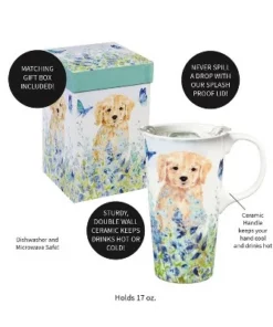 Evergreen Ceramic Travel Cup, 17 OZ. ,w/box and Tritan Lid, Puppies in the meadow 12 Evergreen Ceramic Travel Cup, 17 OZ. ,w/box and Tritan Lid, Puppies in the meadow -Water Bottles Sales unnamed file 2598